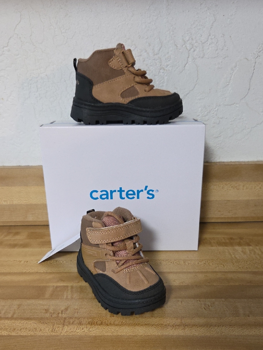 NWT "Carter's" ILKER Ankle Boots Boys Sizes 5T, 6T, 7T, 8T, 9T or 11T